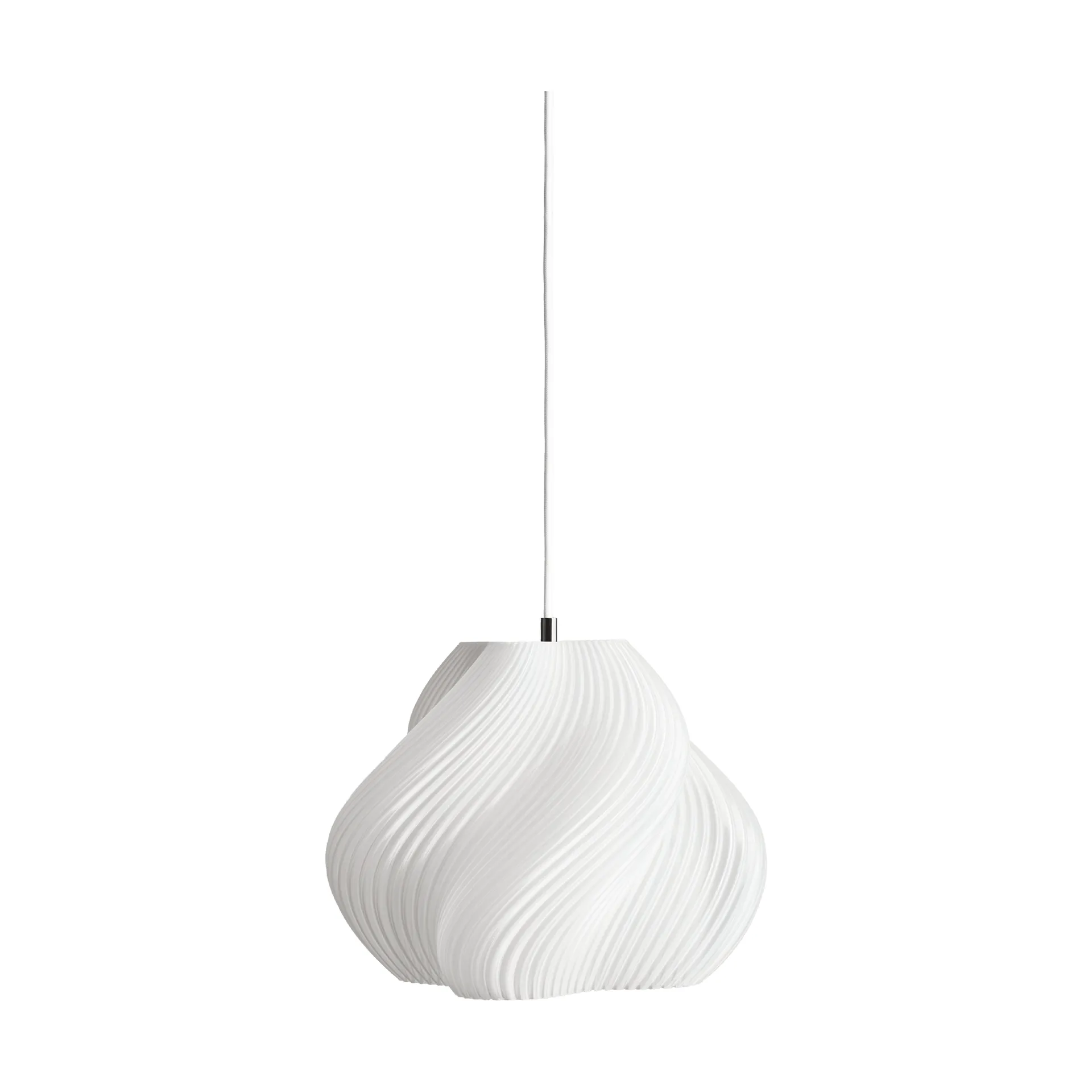 Soft Serve lampa wisząca, White-chrome, 02, 25 cm Crème Atelier