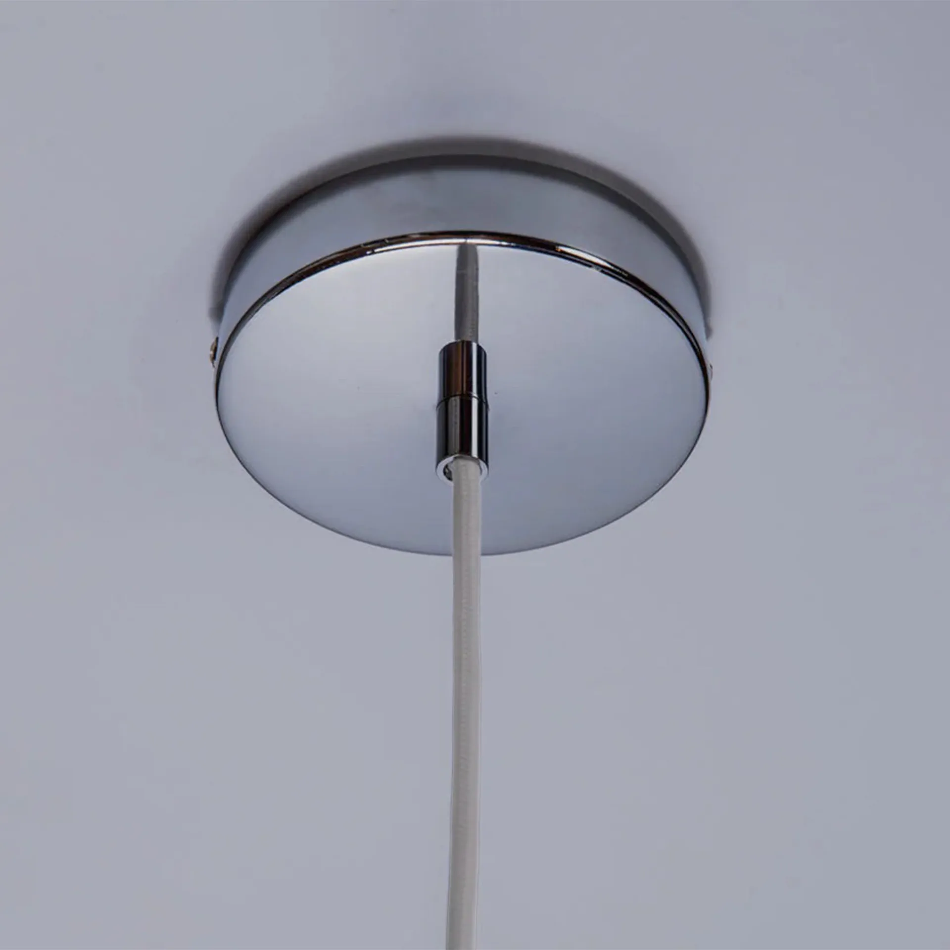 Soft Serve lampa wisząca, White-chrome, 02, 25 cm Crème Atelier