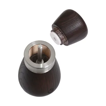 Młynek do przypraw Kyoto  - Brown glaze, FSC ash, 10 cm - Crushgrind