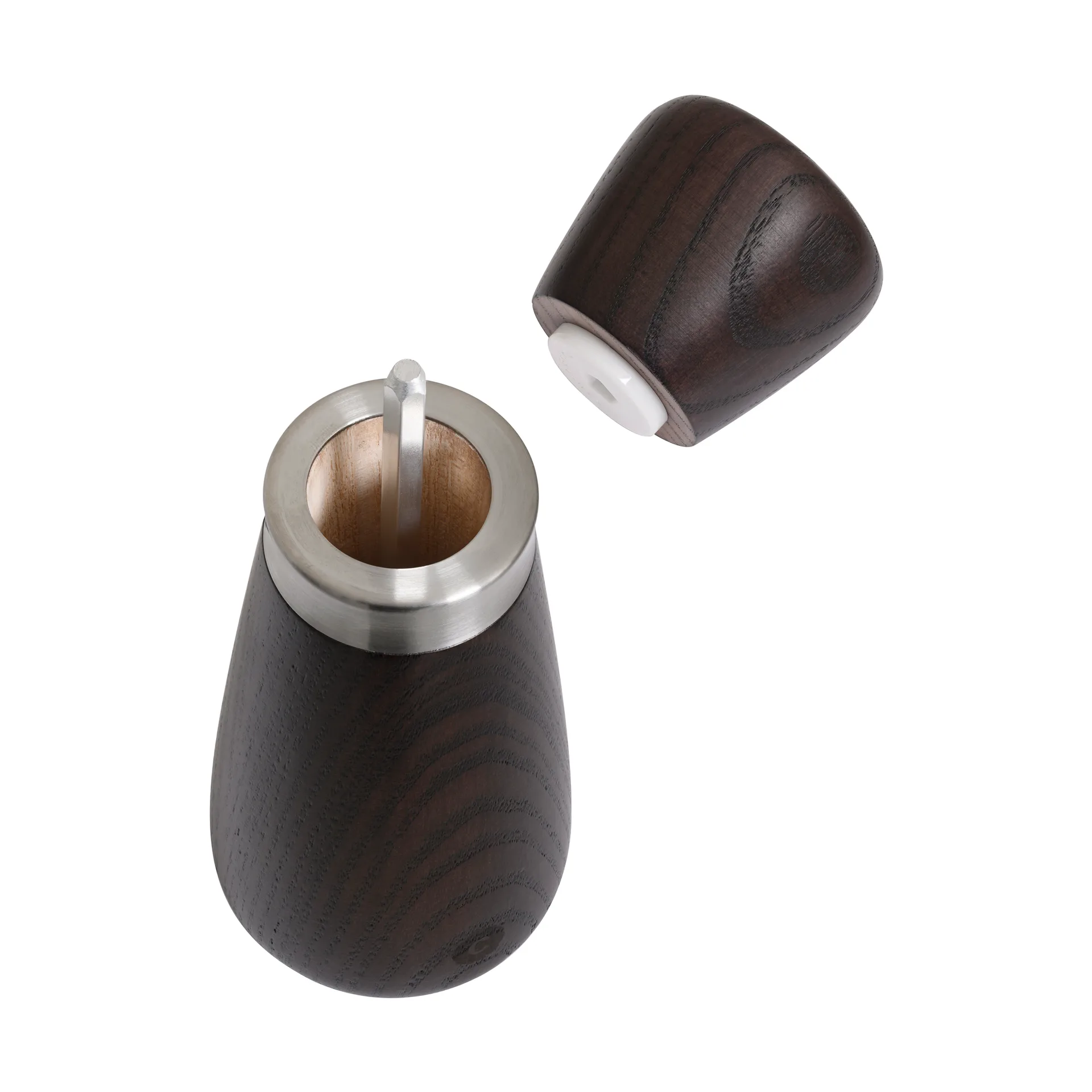 Młynek do przypraw Kyoto , Brown glaze, FSC ash, 17 cm Crushgrind
