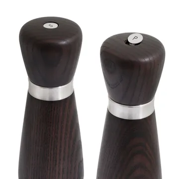 Młynek do przypraw Kyoto  - Brown glaze, FSC ash, 17 cm - Crushgrind