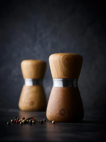 Młynek do przypraw Kyoto  - Natural, FSC oak, 10 cm - Crushgrind