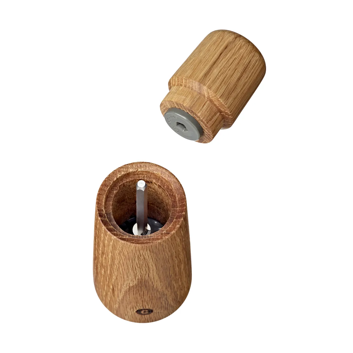 Młynek do przypraw Stockholm, Natural, FSC oak, 11 cm Crushgrind