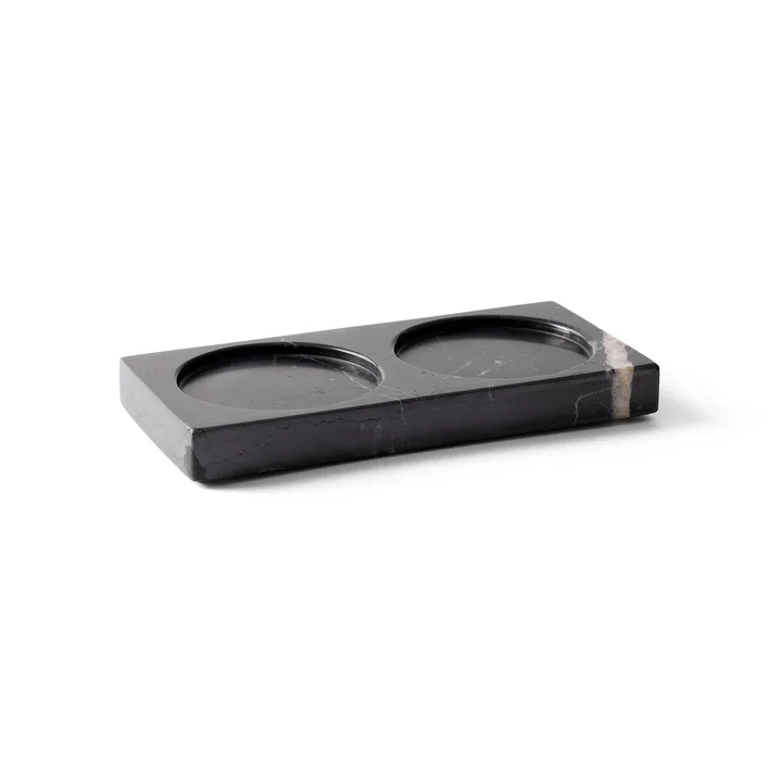 Stojak na młynki do przypraw Tabletopper - Black marble - Crushgrind