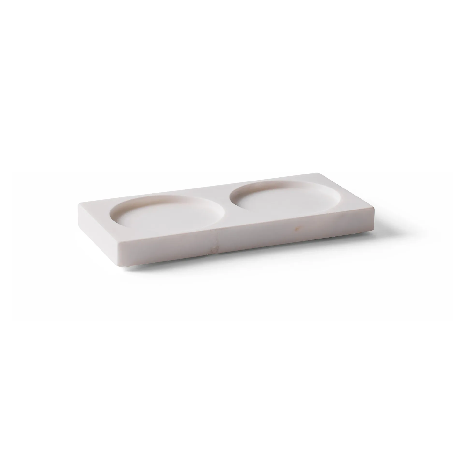 Stojak na młynki do przypraw Tabletopper, White marble Crushgrind
