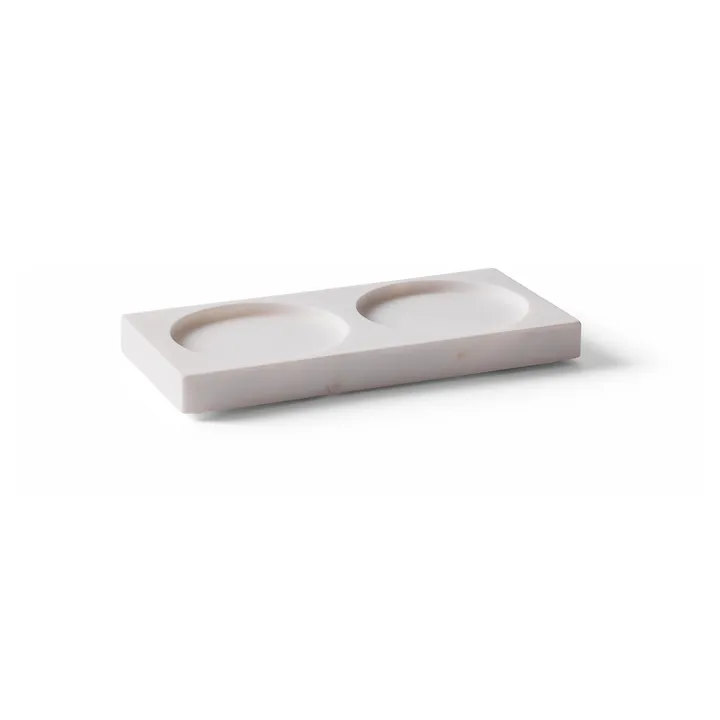Stojak na młynki do przypraw Tabletopper - White marble - Crushgrind