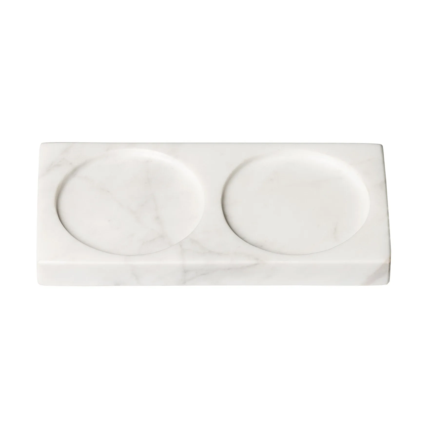 Stojak na młynki do przypraw Tabletopper, White marble Crushgrind