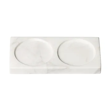 Stojak na młynki do przypraw Tabletopper - White marble - Crushgrind