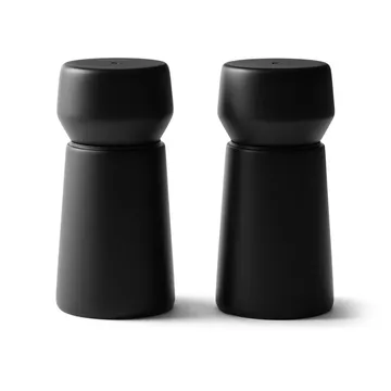 Zestaw młynków do soli i pieprzu Amsterdam - Black, FSC beech, 2 części - Crushgrind