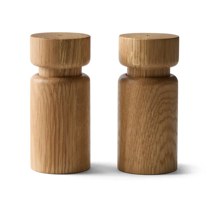 Zestaw młynków do soli i pieprzu Helsinki - Oak, 2 części - Crushgrind