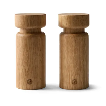 Zestaw młynków do soli i pieprzu Helsinki - Oak, 2 części - Crushgrind