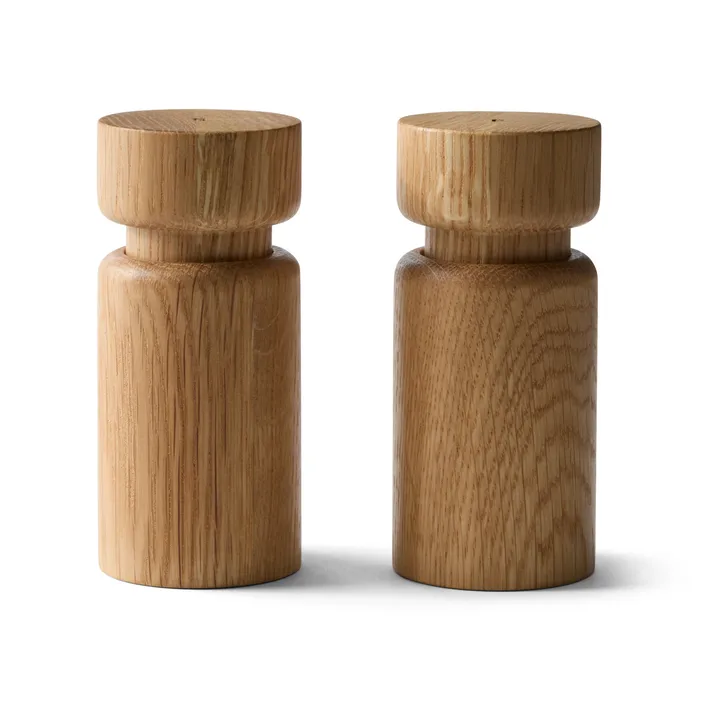 Zestaw młynków do soli i pieprzu Helsinki - Oak, mini, 2 części - Crushgrind