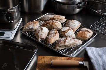 Blacha gastronomiczna Culimat z rusztem chłodzącym. - 31,5x24,5x2,4cm - Culimat