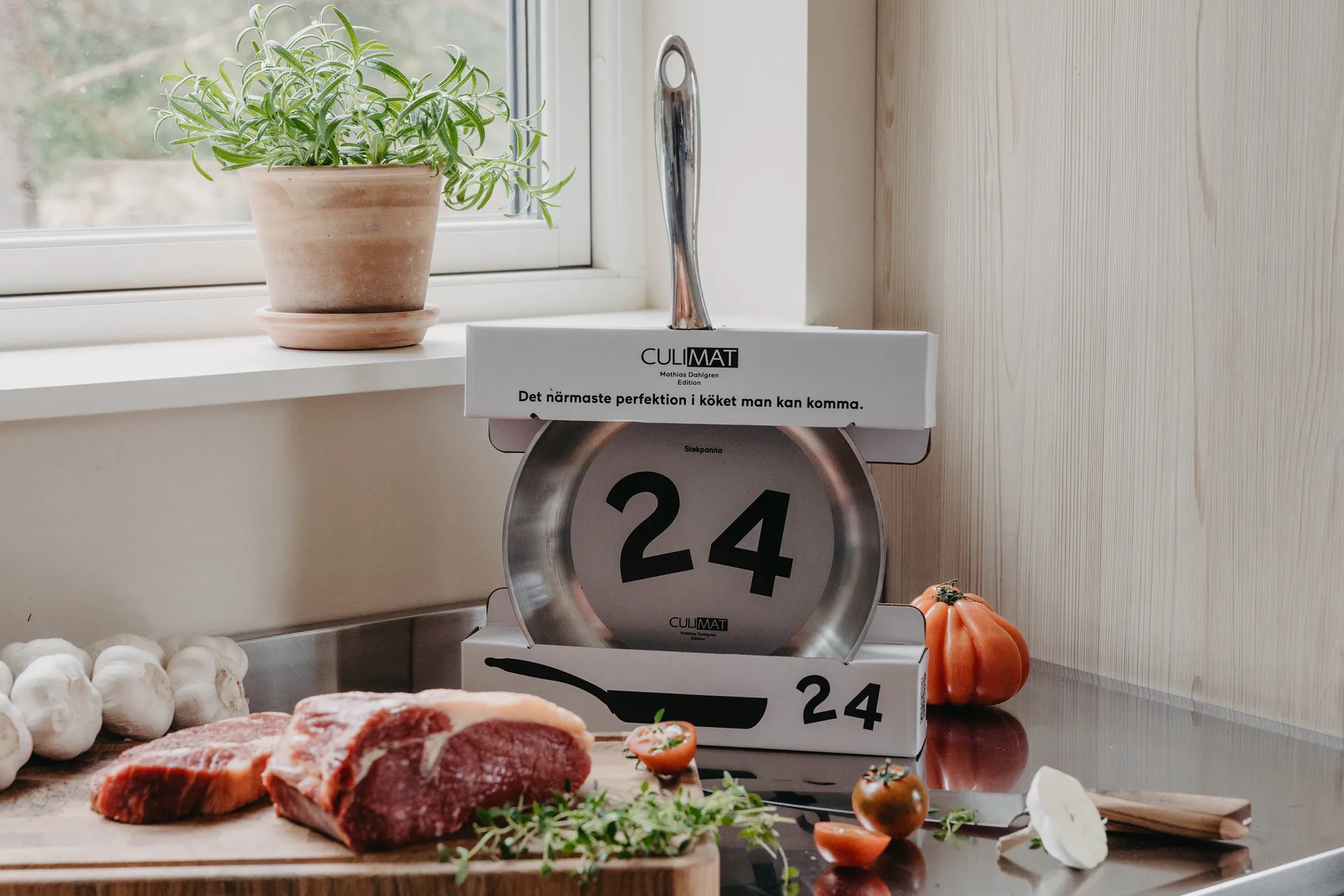 Culimat patelnia 5-Ply ze stail nierdzewnej, 24 cm Culimat