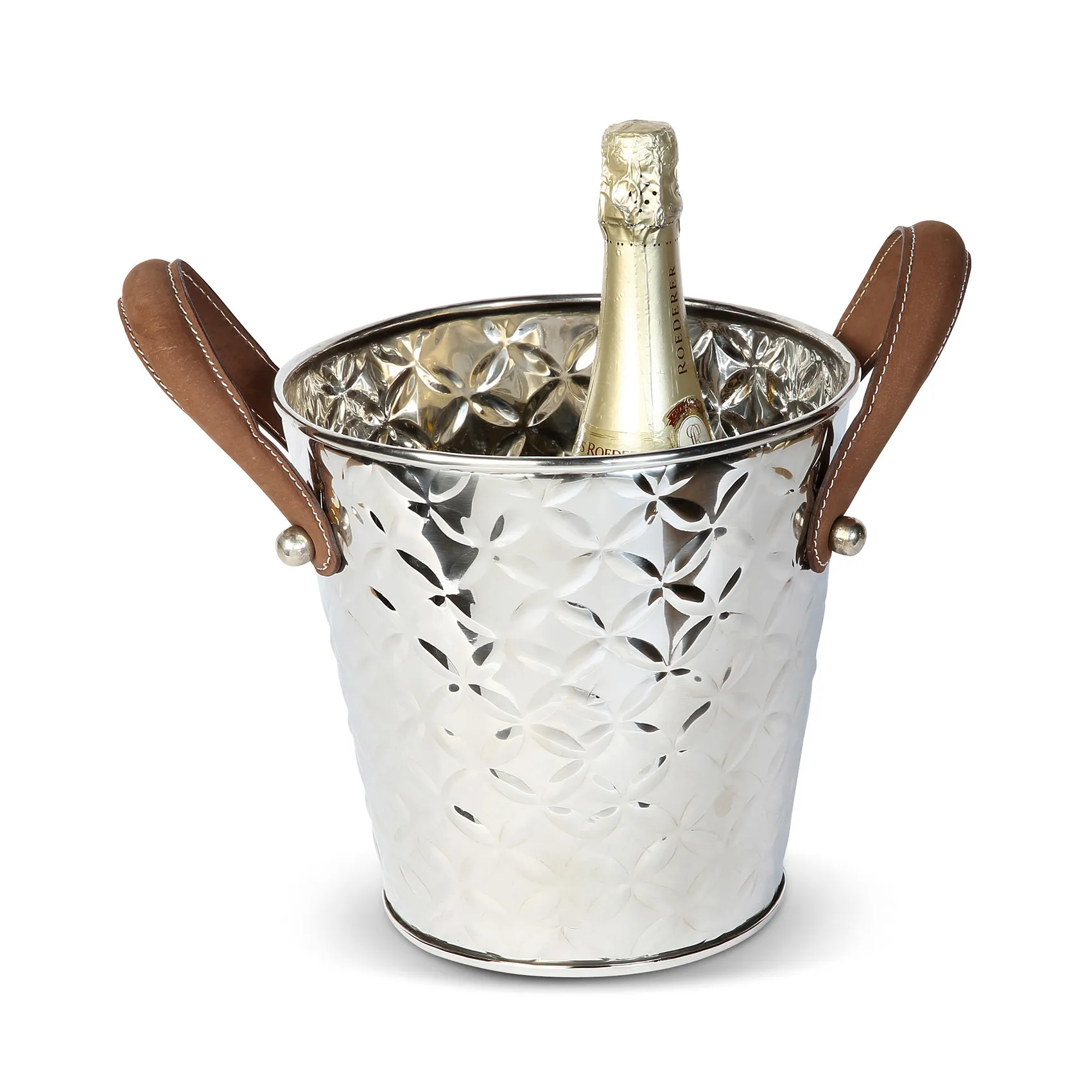 Chłodziarka do wina French Fleur ze skórzanym uchwytem, Stal nierdzewna Culinary Concepts