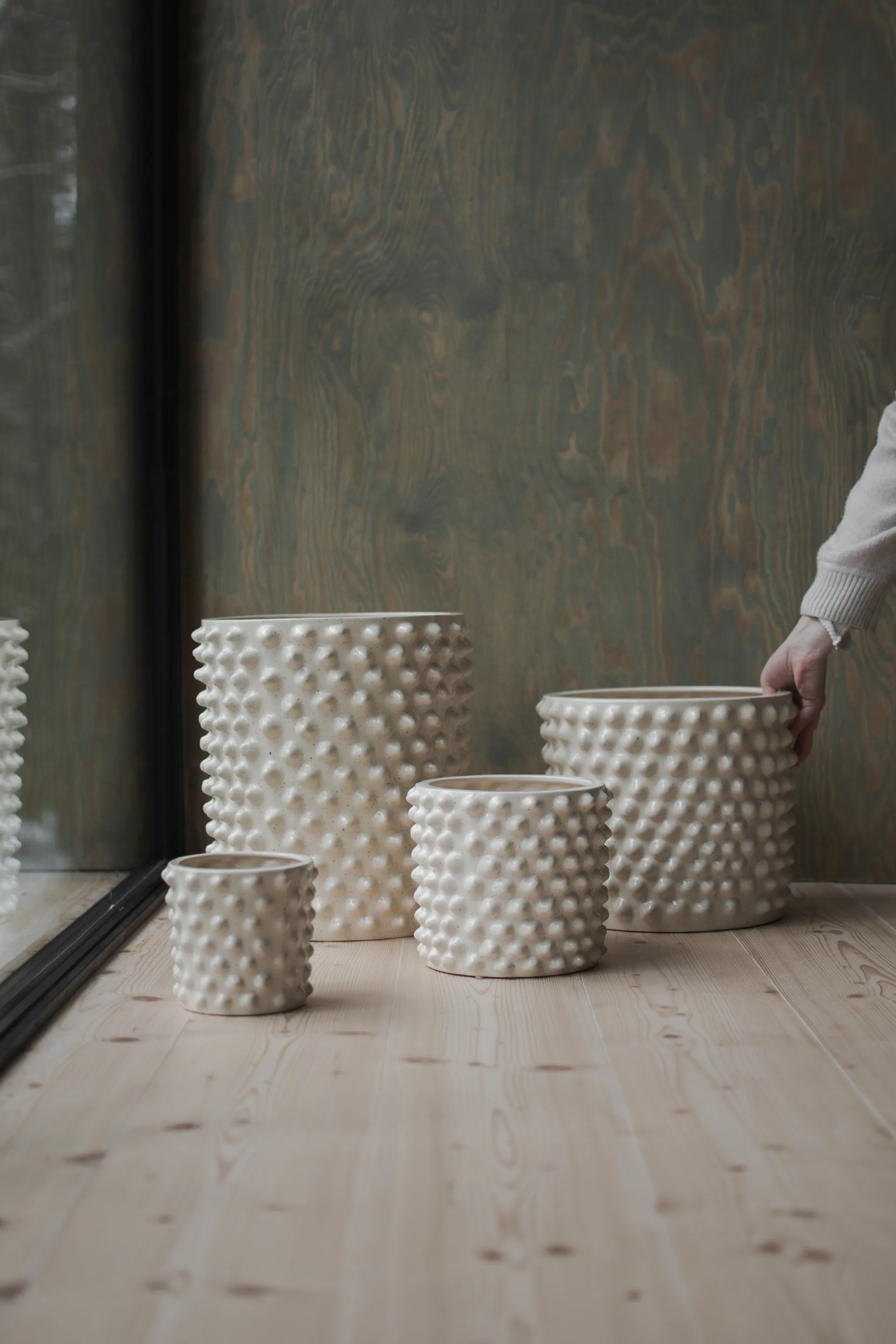 Cloudy doniczka vanilla, Medium Ø30 cm DBKD