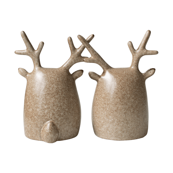 Dekoracja - Deer Twins, 2 częściowa - Beżowy - DBKD