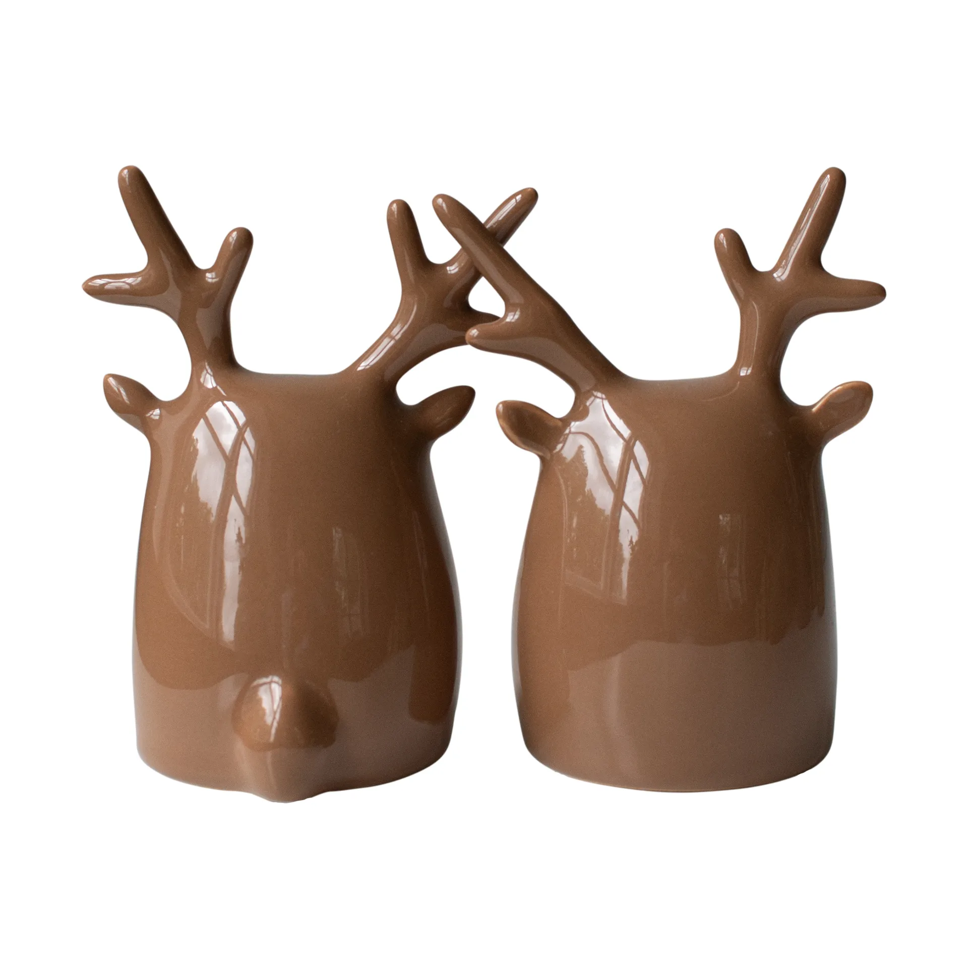 Dekoracja - Deer Twins, 2 częściowa, Błyszczący nugat DBKD