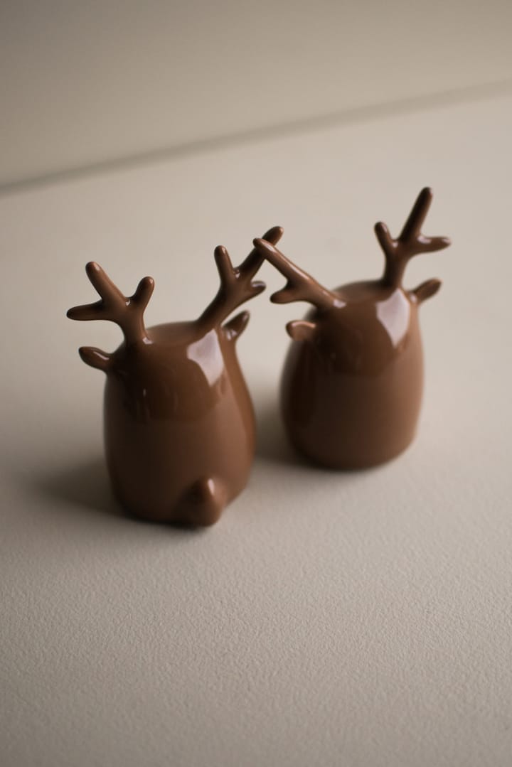 Dekoracja - Deer Twins, 2 częściowa, Błyszczący nugat DBKD
