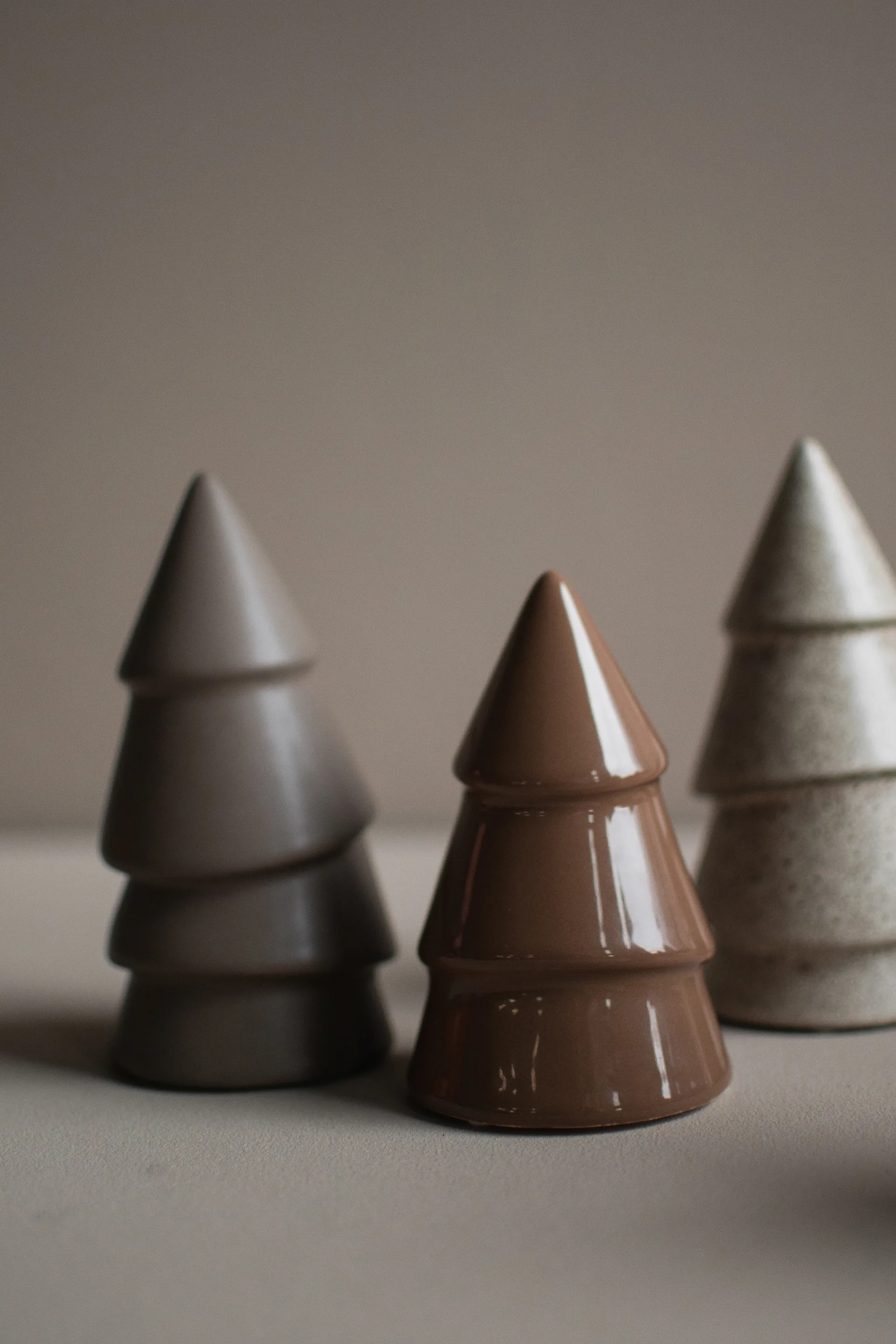 Dekoracja Narrow 14 cm, Shiny nougat DBKD