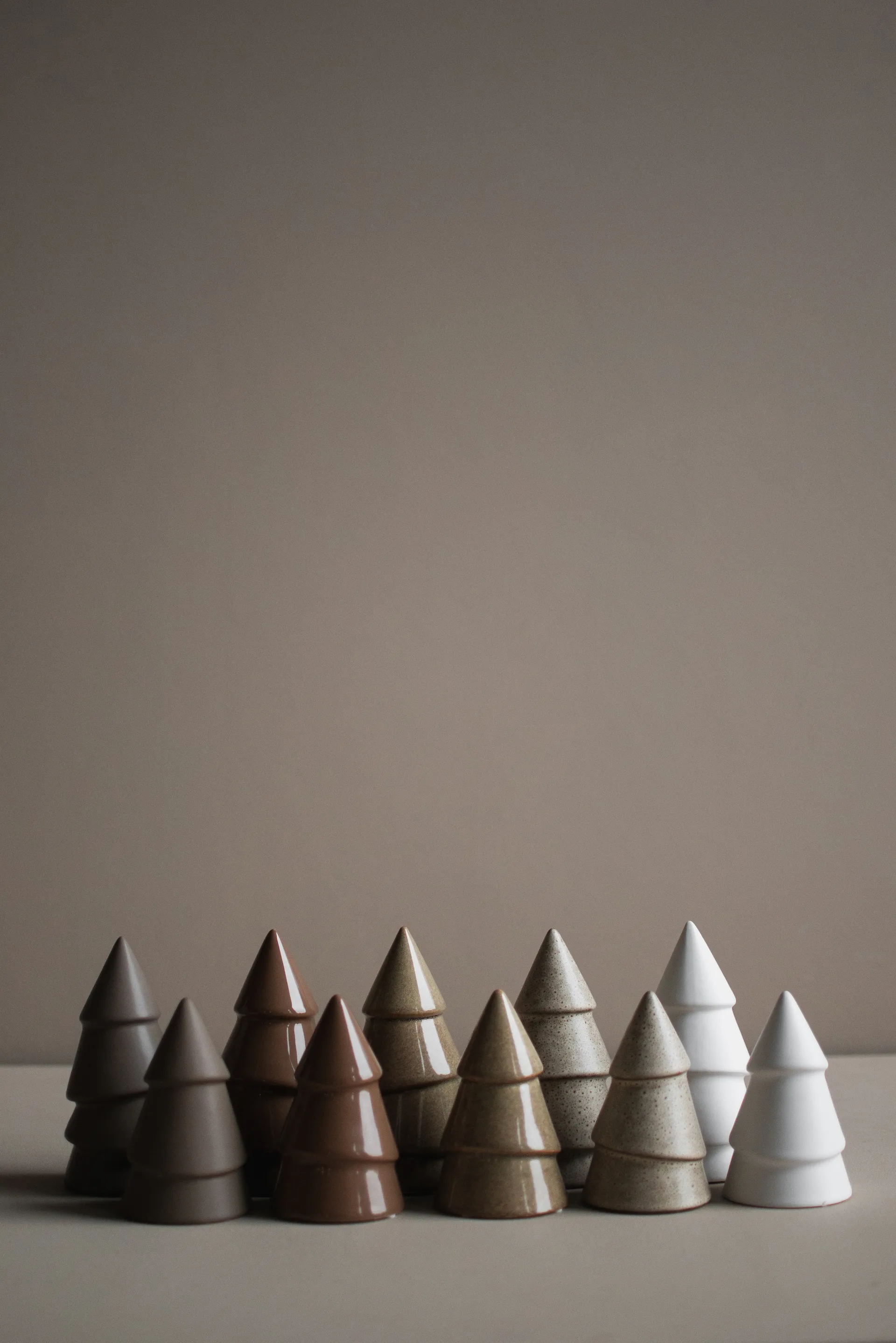 Dekoracja Narrow 14 cm, Shiny nougat DBKD