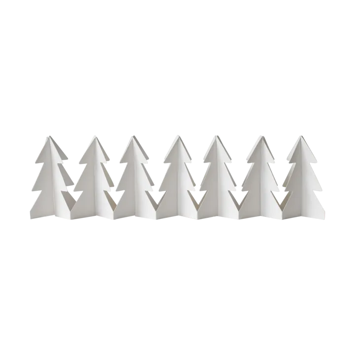 Dekoracja Tree in a row 60 cm - Biały, 7x60 cm - DBKD