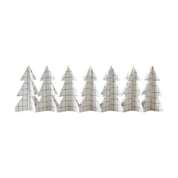 Dekoracja Tree in a row 60 cm - Square white, 12x60 cm - DBKD