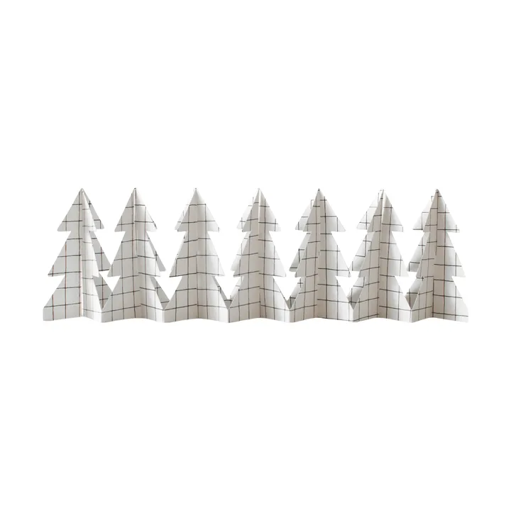 Dekoracja Tree in a row 60 cm - Square white, 12x60 cm - DBKD