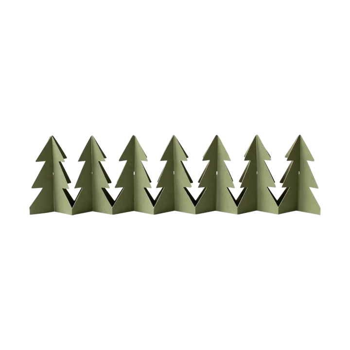 Dekoracja Tree in a row 60 cm - Zielony, 7x60 cm - DBKD