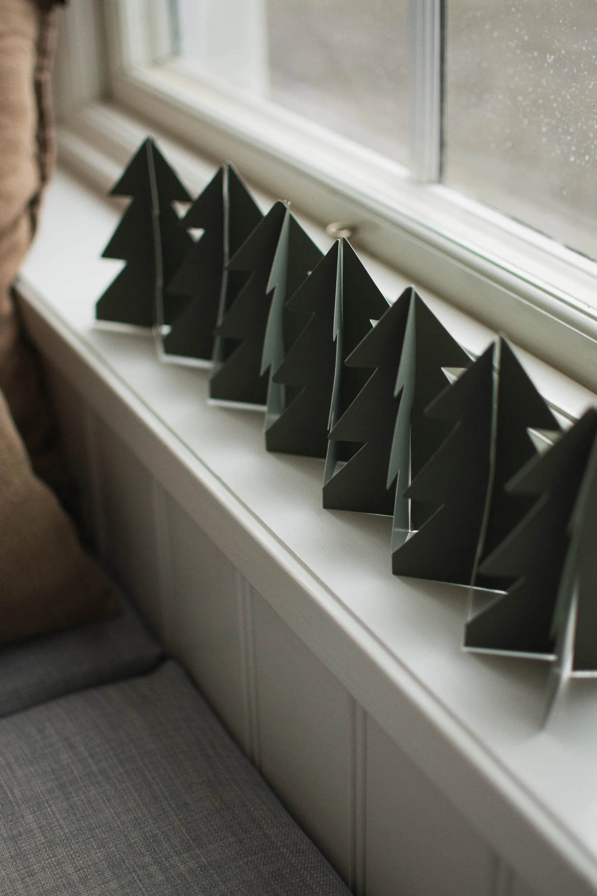 Dekoracja Tree in a row 60 cm, Zielony DBKD