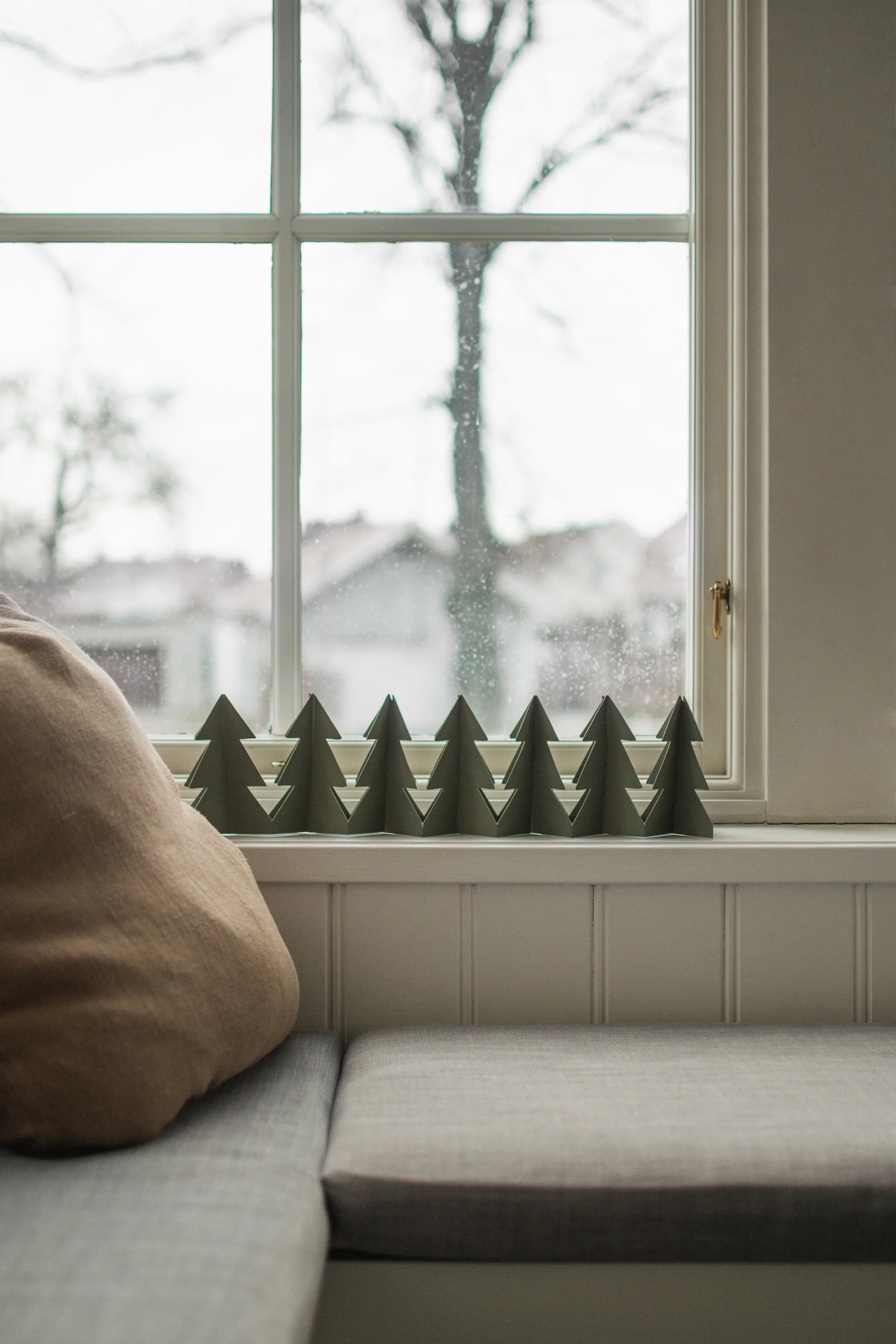 Dekoracja Tree in a row 60 cm, Zielony DBKD