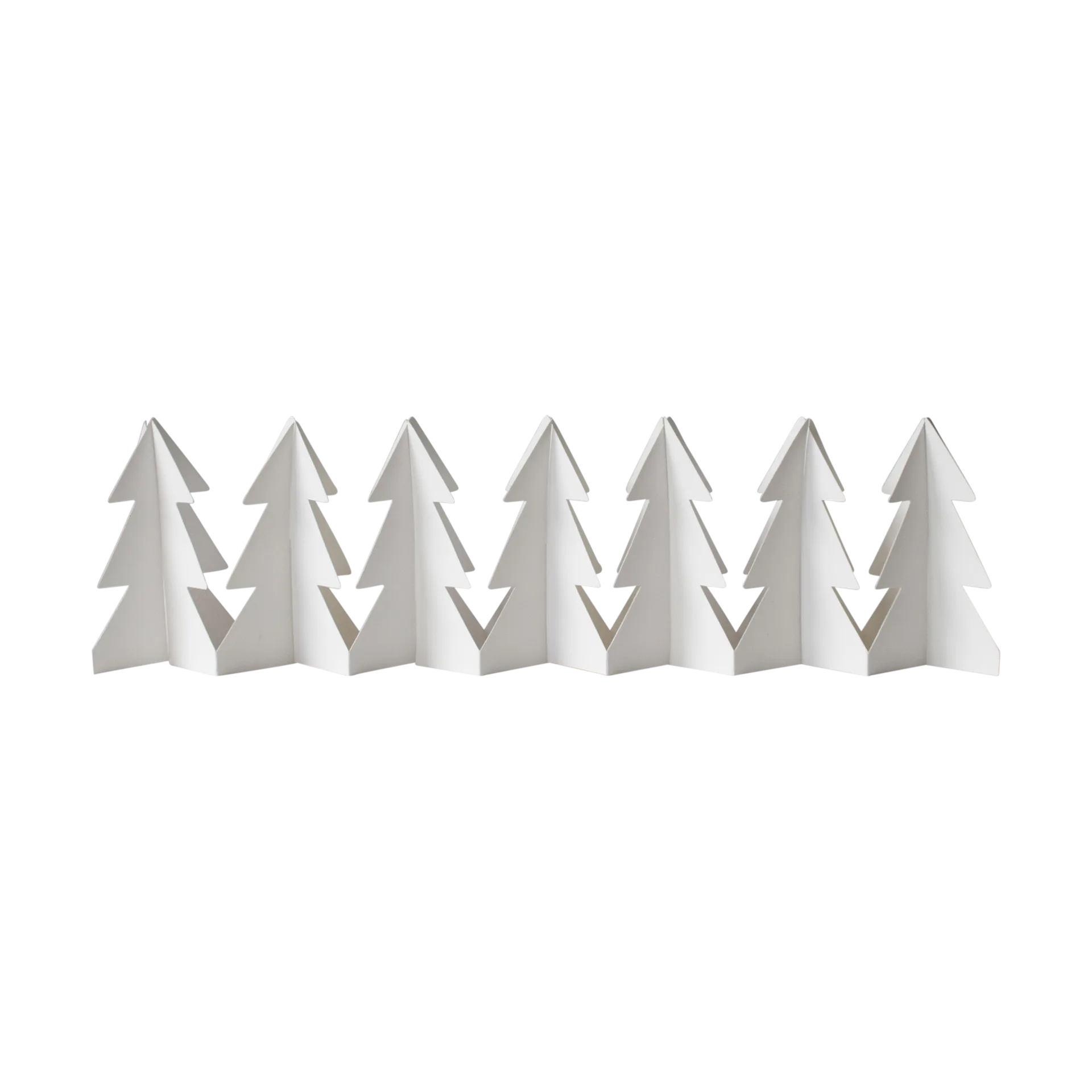 Dekoracja Tree in a row, Biały, 7x60 cm DBKD