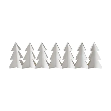 Dekoracja Tree in a row - Biały, 7x60 cm - DBKD