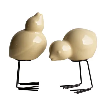 Dekoracja wielkanocna DBKD Swedish Birds 2 szt. - Shiny yellow - DBKD