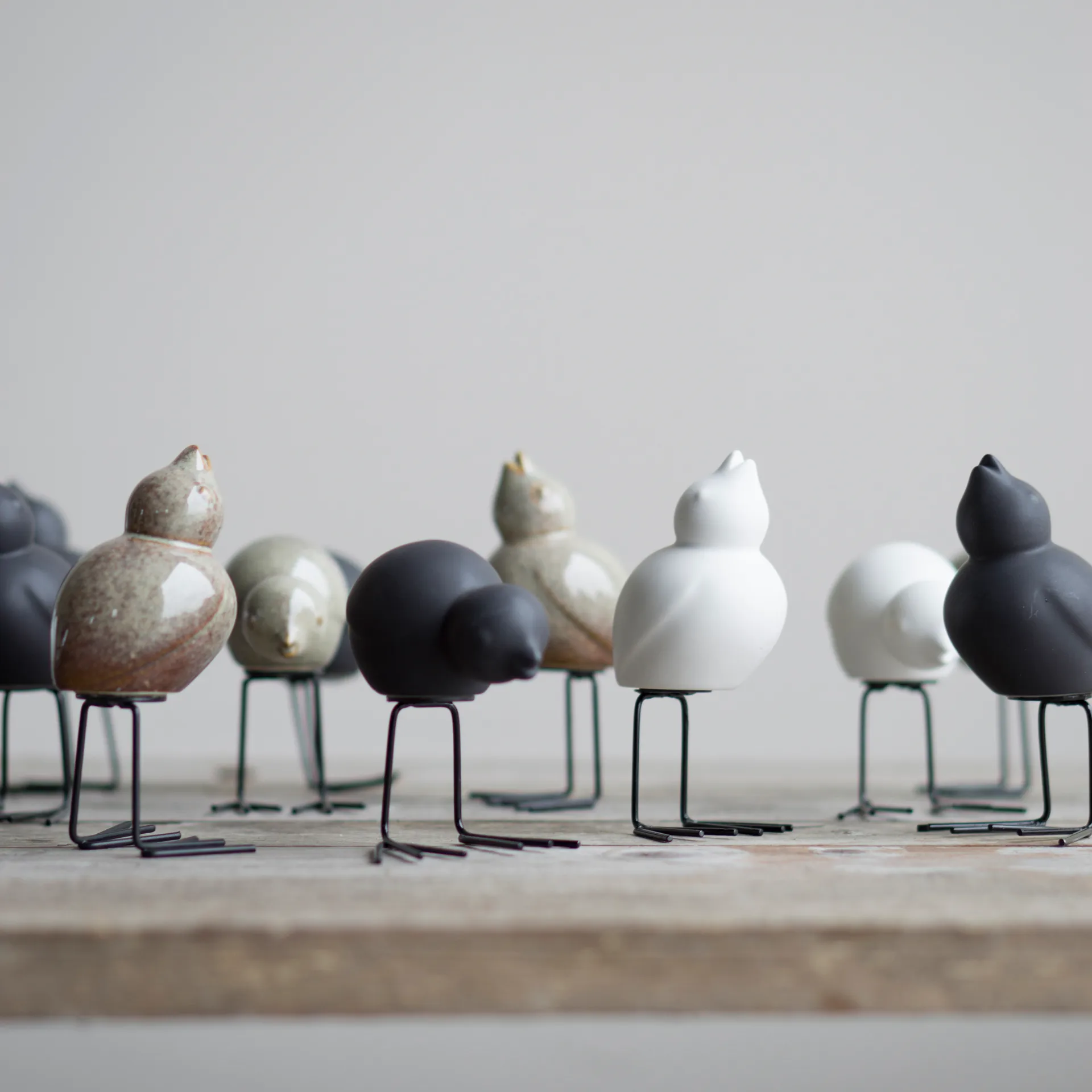 Dekoracja wielkanocna DBKD Swedish Birds 2 szt., White DBKD