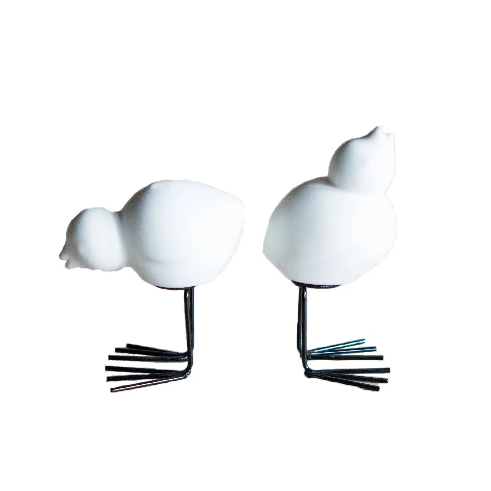 Dekoracja wielkanocna DBKD Swedish Birds 2 szt., White DBKD