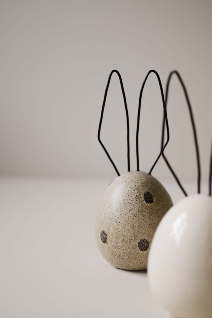Dekoracja wielkanocna Zając W18 cm, Beige dot DBKD