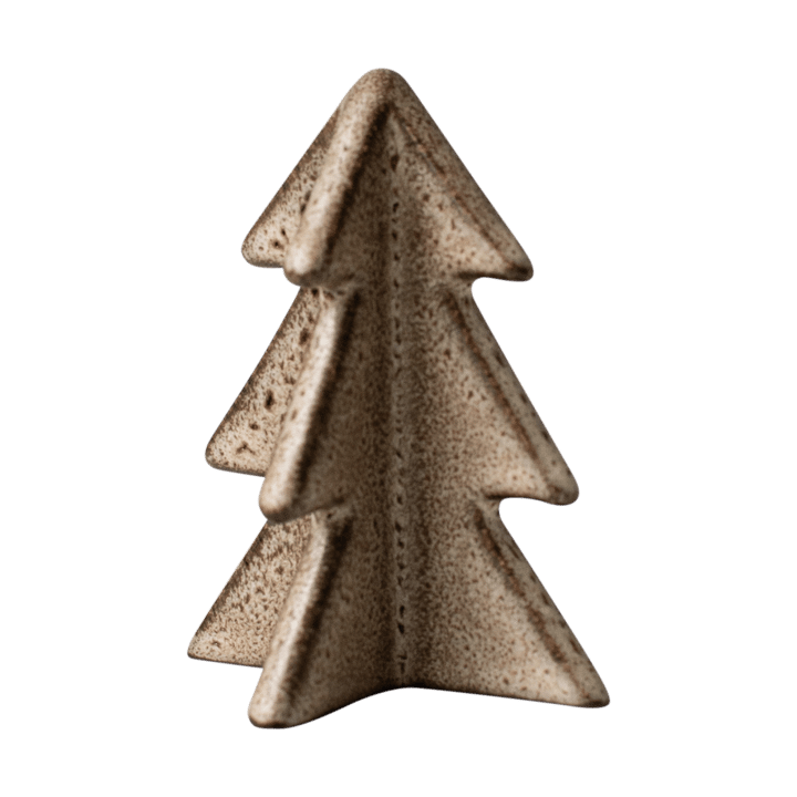 Dekoracja zimowe drzewo - Beżowy, 8 cm - DBKD
