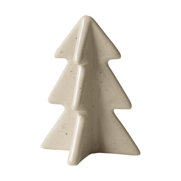 Dekoracja zimowe drzewo - Waniliowy, 7 cm - DBKD