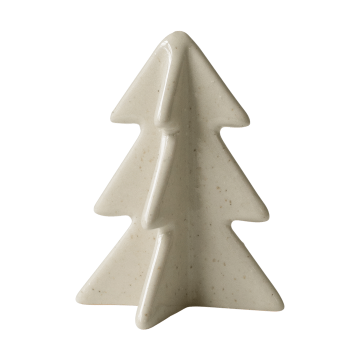 Dekoracja zimowe drzewo - Waniliowy, 8 cm - DBKD