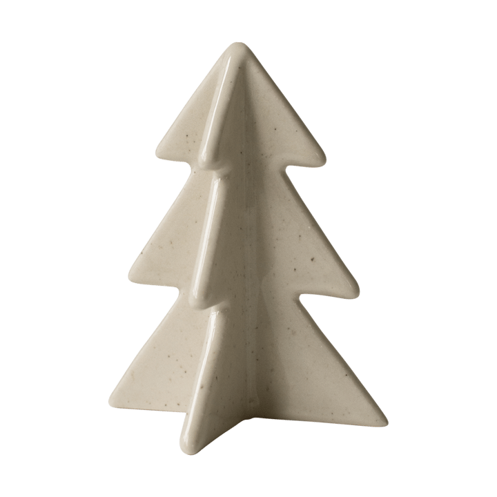 Dekoracja zimowe drzewo - Waniliowy, 9,5 cm - DBKD