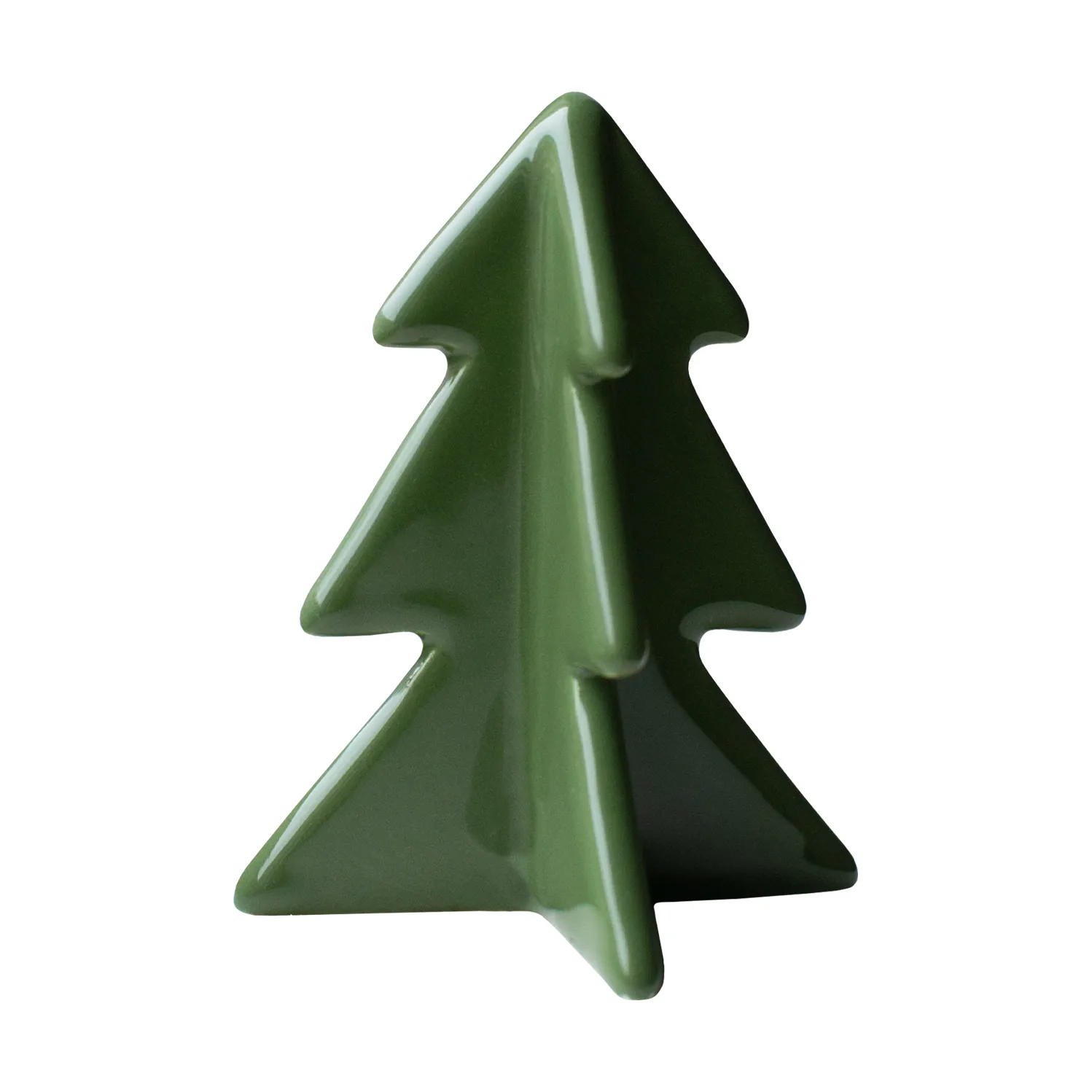 Dekoracja zimowe drzewo, Zielony, 9,5 cm DBKD
