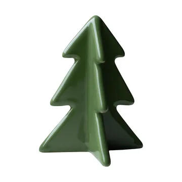 Dekoracja zimowe drzewo - Zielony, 9,5 cm - DBKD