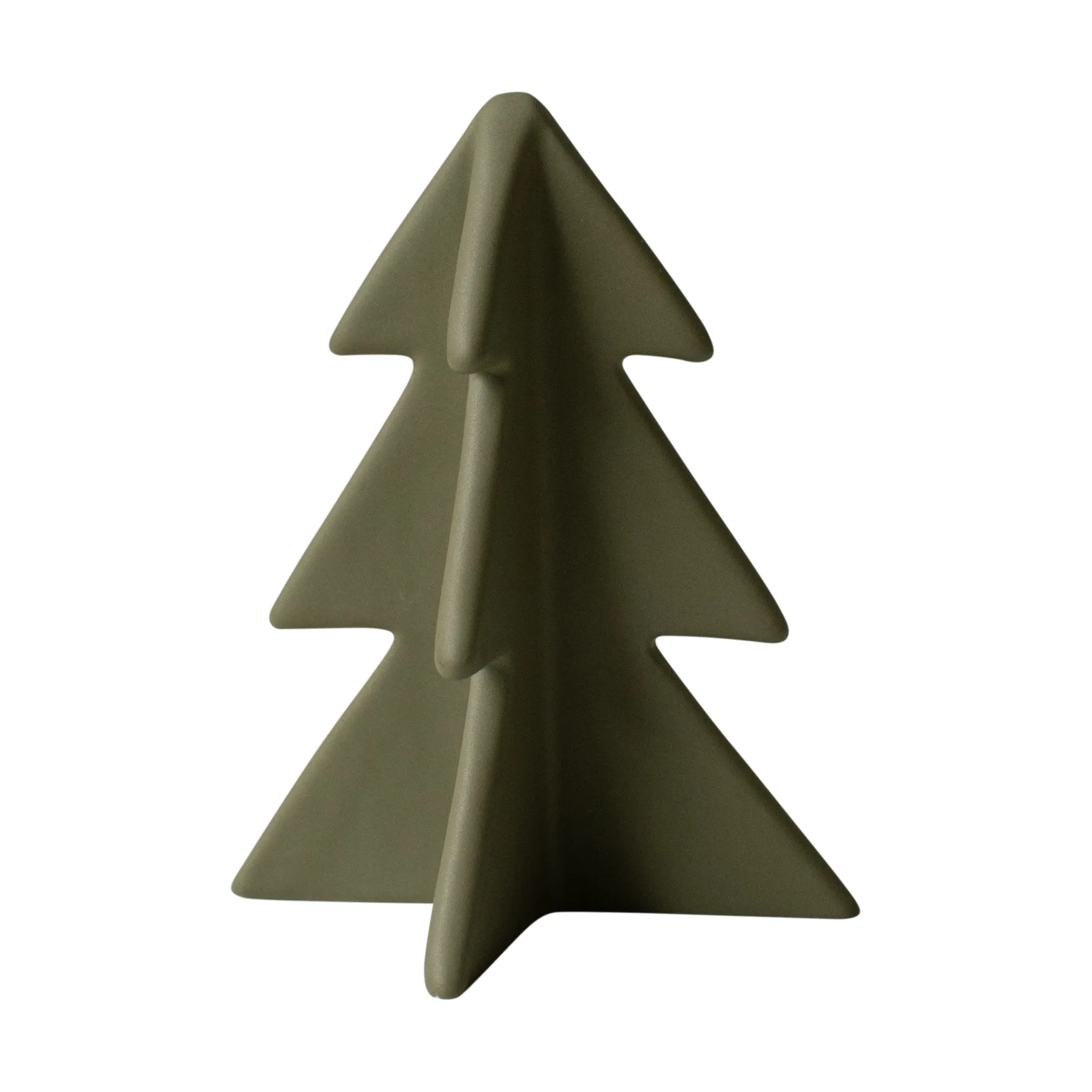 Dekoracja zimowe drzewo, Zielony, 9,5 cm DBKD