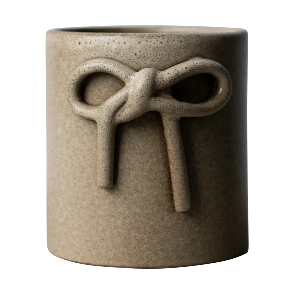 Doniczka Bow Ø11 cm, Beige DBKD