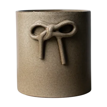 Doniczka Bow Ø14 cm - Beige - DBKD