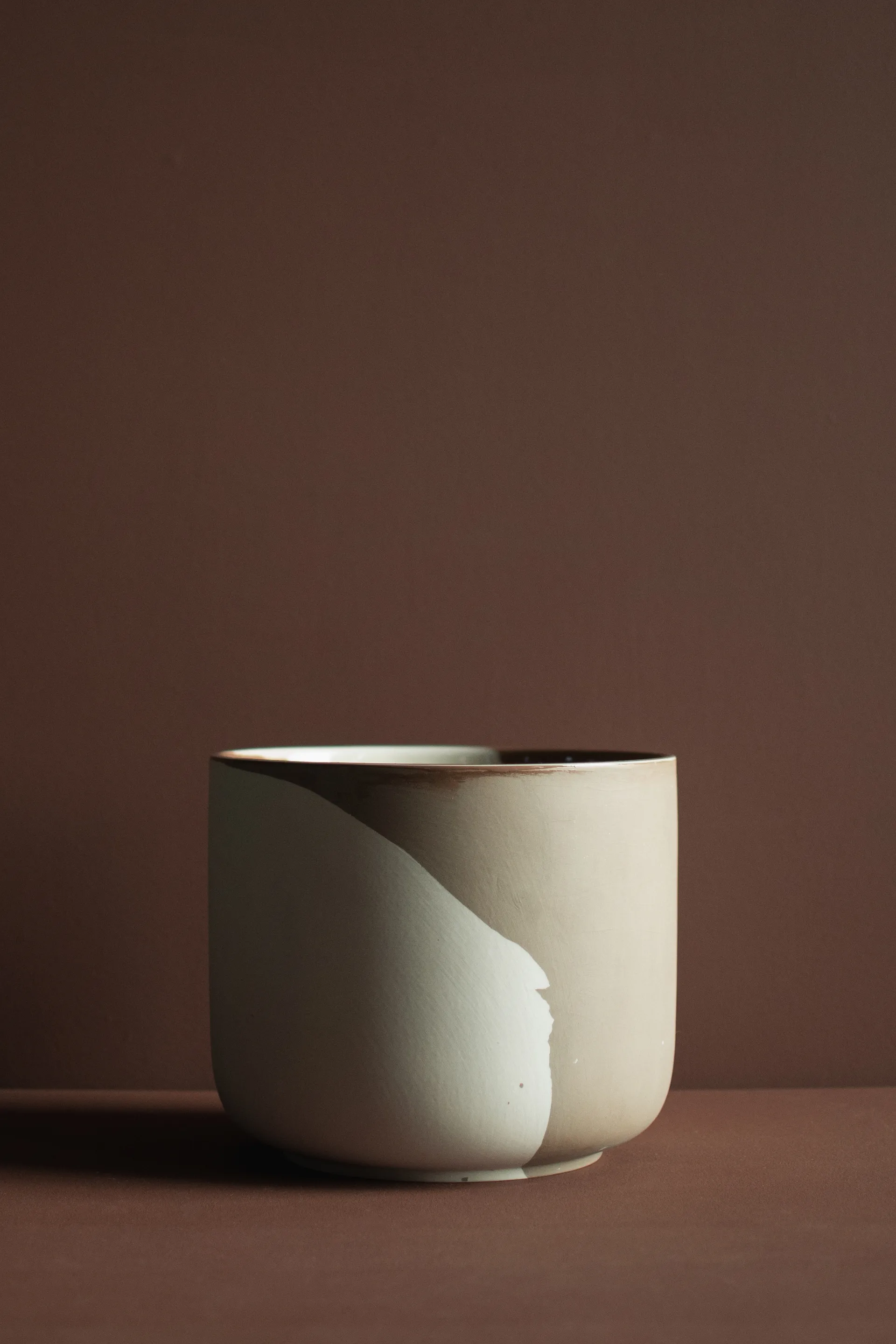 Doniczka Calm Ø23 cm, Beige-brown DBKD