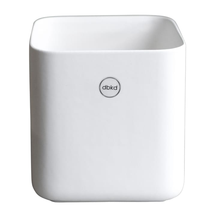 Doniczka Cube small Ø13 cm - Matte white - DBKD