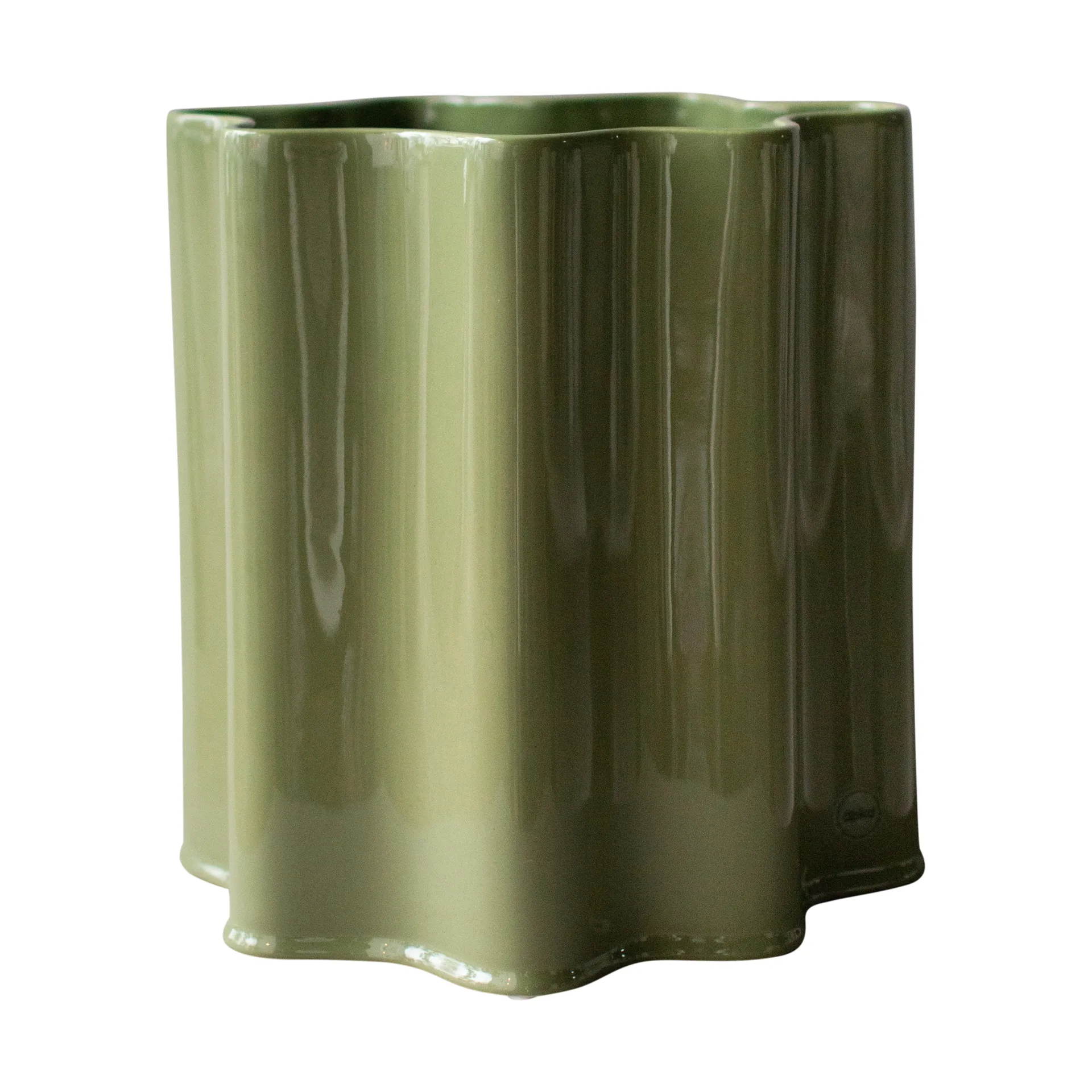 Doniczka Filter, Shiny green, Ø25 cm DBKD