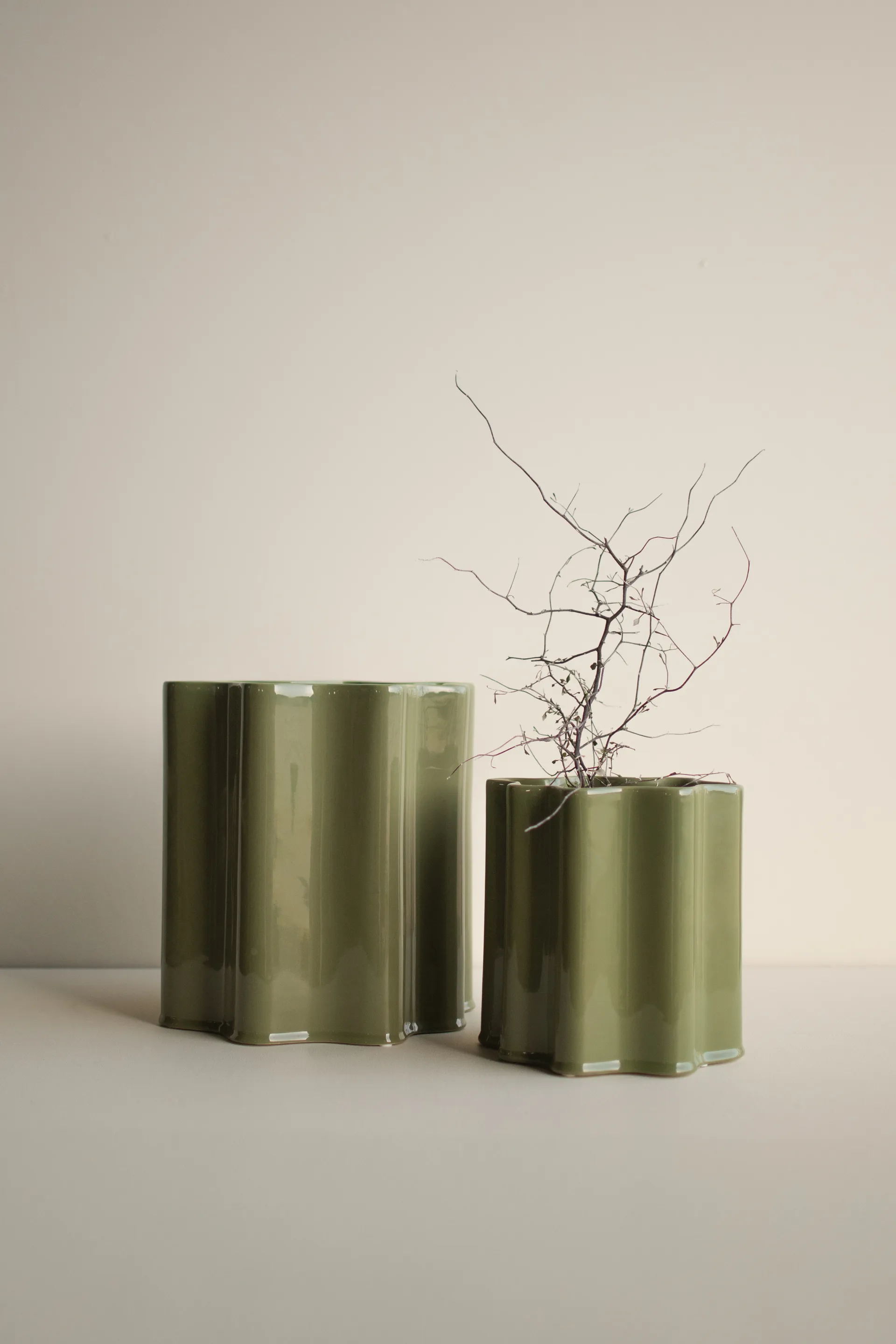 Doniczka Filter, Shiny green, Ø25 cm DBKD